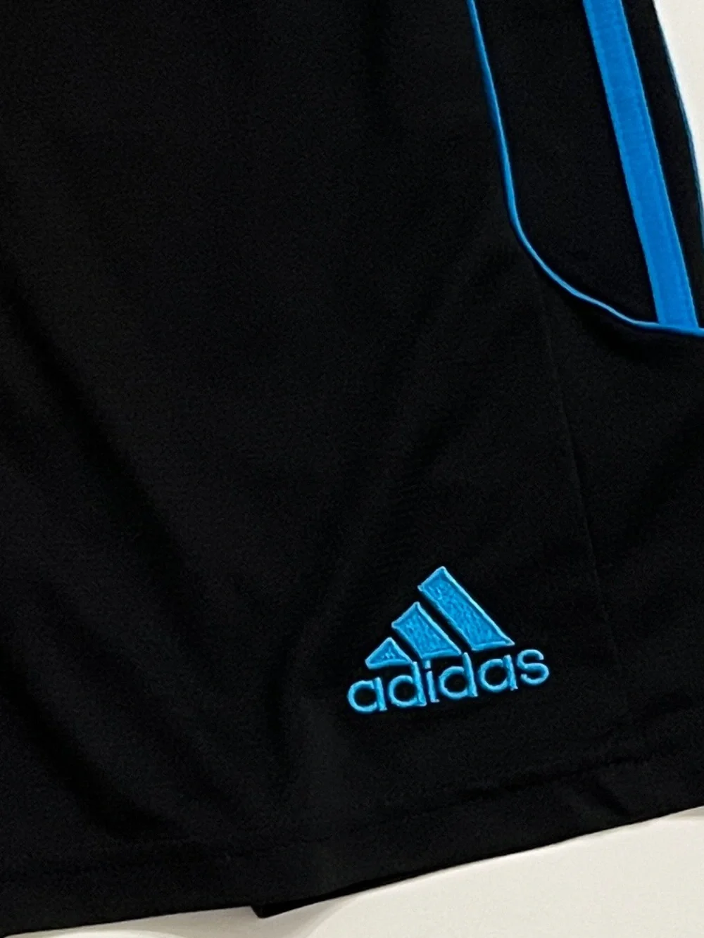 Men's Adidas Climalite Athletic Shorts Black & Turquoise Size XL
